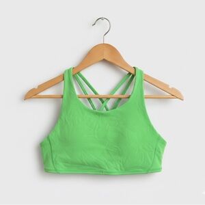 Peachy Athletic Jade Bra Lime Green Size M
